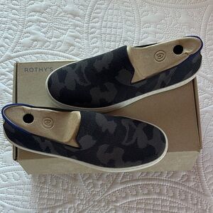 Rothy's Black Camo Slip-On Loafers for Men